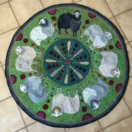 "Rug Hooker's Mandala, II"